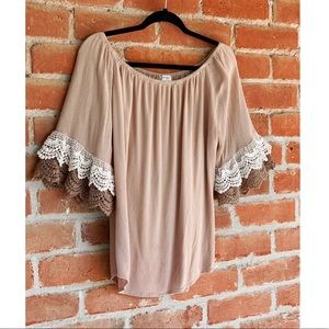 Lace blouse, medium, fancy